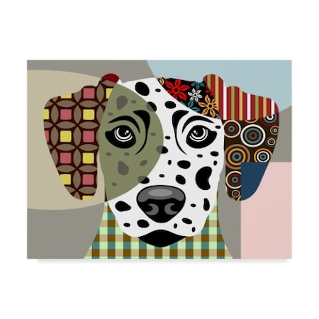 Lanre Adefioye 'Dalmatian Dog' Canvas Art,24x32